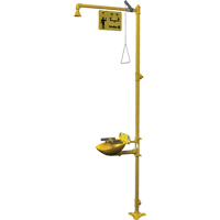Combinaison de douche d'urgence & douche oculaire Halo Canadian Safety Group Inc.