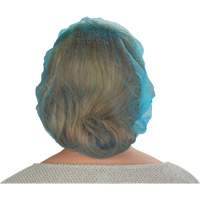 Non-Woven Bouffant Caps, Polypropylene, 21"/Large, Blue Canadian Safety Group Inc.