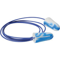 Bouchons d'oreilles en mousse muticolores SparkPlugs, Vrac - Boîte, Avec cordon Canadian Safety Group Inc.