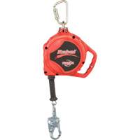 Rebel Self Retracting Lifeline, 33', Galvanized Steel, Swivel Canadian Safety Group Inc.