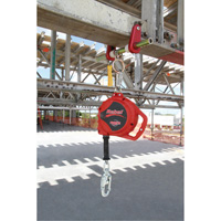 Rebel Self Retracting Lifeline, 33', Galvanized Steel, Swivel Canadian Safety Group Inc.