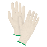 Gants en tricot d'usage standard, Poly/coton, Calibre 7, Moyen Canadian Safety Group Inc.