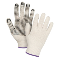 Lightweight Dotted String Knit Gloves, Poly/Cotton, Single Sided, 7 Gauge, X-Small Canadian Safety Group Inc.