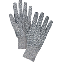 Jersey Gloves, Large, Salt & Pepper, Unlined, Knit Wrist Canadian Safety Group Inc.