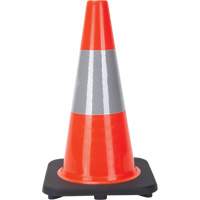 Traffic Cone, 18", Orange, 6" Reflective Collar(s) Canadian Safety Group Inc.