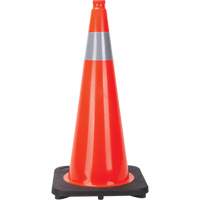 Traffic Cone, 28", Orange, 4" Reflective Collar(s) Canadian Safety Group Inc.