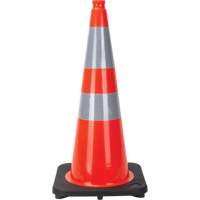 Traffic Cone, 28", Orange, 4" & 6" Reflective Collar(s) Canadian Safety Group Inc.