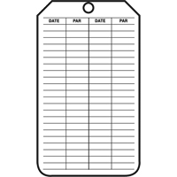 Inspection Tags, Plastic, 3-1/8" W x 5-7/8" H, French Canadian Safety Group Inc.