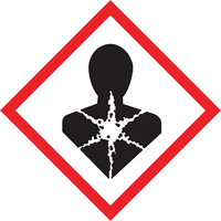 GHS Pictogram Labels, Vinyl, Roll, 4" L x 4" W Canadian Safety Group Inc.
