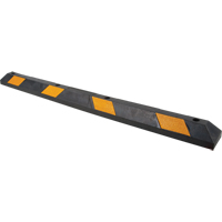 Parking Curb, Rubber, 6' L, Black/Yellow Canadian Safety Group Inc.