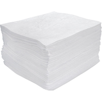 Premium Meltblown Sorbent Pads, Oil Only, 15" x 17", 25 gal. Absorbancy Canadian Safety Group Inc.