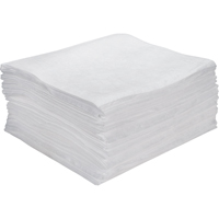 Premium Meltblown Sorbent Pads, Oil Only, 15" x 18", 15 gal. Absorbancy Canadian Safety Group Inc.