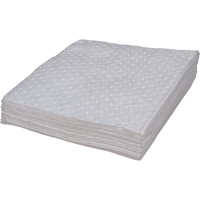 Feuilles absorbantes li&eacute;es de premi&egrave;re qualit&eacute;, Huile seulement, 15" x 17", 8 gal. d'absorption Canadian Safety Group Inc.