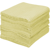 Premium Fine Fiber Sorbent Pads, Hazmat, 15" x 17", 30 gal. Absorbancy Canadian Safety Group Inc.