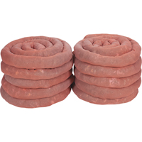 Remblais tubulaires absorbants, Mati&egrave;res dangereuses, Absorption 45 gal., 3" la x 10' lo, Pqt de 10 Canadian Safety Group Inc.