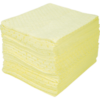 Feuilles absorbantes li&eacute;es de premi&egrave;re qualit&eacute;, Mati&egrave;res dangereuses, 15" x 18", 30 gal. d'absorption Canadian Safety Group Inc.