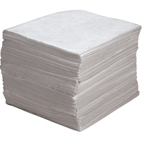 Premium Meltblown Sorbent Pads, Oil Only, 15" x 17", 30 gal. Absorbancy Canadian Safety Group Inc.