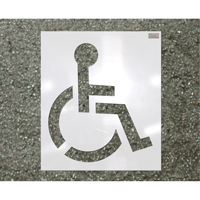 Parking Lot Stencils, Pictogram, 39" Canadian Safety Group Inc.