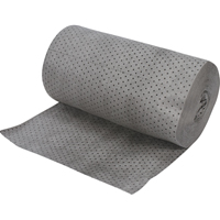 Rouleaux absorbants en fibres fines de calibre industriel, Poids moyen, 150' lo x 30" la, Absorption 50 gal. Canadian Safety Group Inc.