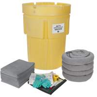 Trousse &eacute;conomique de lutte contre les d&eacute;versements, Universel, Baril, Absorbance de 95 gal. US Canadian Safety Group Inc.