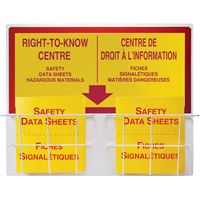 Panneaux de style panier, Anglais & français, Compris reliures Canadian Safety Group Inc.