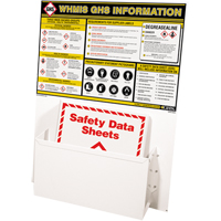 Postes d'information SGH, Anglais, Compris reliures Canadian Safety Group Inc.