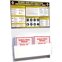 Postes d'information SGH, Anglais & français, Compris reliures Canadian Safety Group Inc.