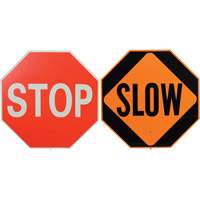 Double-Sided "Stop/Slow" Traffic Control Sign Canadian Safety Group Inc.