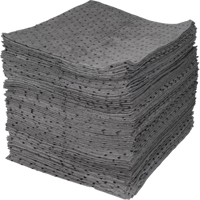 Premium Bonded Sorbent Pads, Universal, 15" x 17", 30 gal. Absorbancy Canadian Safety Group Inc.