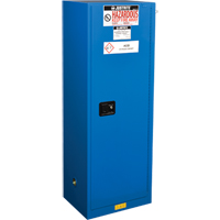 ChemCor&reg; Lined Hazardous Material Slimline Safety Cabinets, 22 gal., 23.25" x 65" x 18" Canadian Safety Group Inc.
