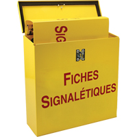 Boîte pour documents de s&eacute;curit&eacute; pour le chantier, Français, Compris reliures Canadian Safety Group Inc.
