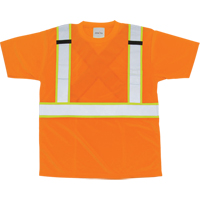 CSA Compliant T-Shirt, Polyester, Medium, Orange Canadian Safety Group Inc.