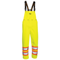 Pantalons 300 deniers Professional Journeyman, Polyester, Petit, Jaune lime haute visibilit&eacute; Canadian Safety Group Inc.