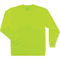 Chandail &agrave; manches longues non certifi&eacute; GloWear 8091, Polyester, Petit, Jaune lime haute visibilit&eacute; Canadian Safety Group Inc.