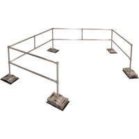 RoofGuard Classic System - Packaged Kits, Aluminum, 72" W x 216" L x 42" H Canadian Safety Group Inc.