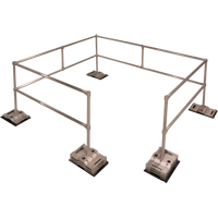 RoofGuard Classic System - Packaged Kits, Aluminum, 72" W x 216" L x 42" H Canadian Safety Group Inc.
