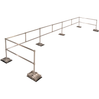 RoofGuard Classic System - Packaged Kits, Aluminum, 72" W x 324" L x 42" H Canadian Safety Group Inc.