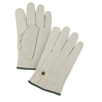 Premiun Winter-Lined Ropers Gloves, Medium, Grain Cowhide Palm, Fleece Inner Lining Canadian Safety Group Inc.