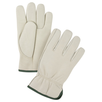 Gants de conducteur de premi&egrave;re qualit&eacute;, Moyen, Paume en Cuir fleur de vache Canadian Safety Group Inc.