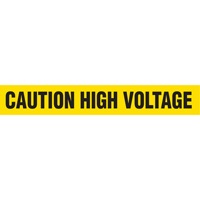 Barricade Tape, English, 3" W x 1000' L, 2 mils, Black on Yellow Canadian Safety Group Inc.