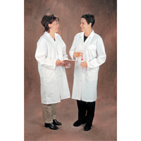Sarraus de laboratoire, Poly-coton, Petit, Blanc Canadian Safety Group Inc.