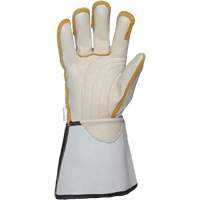 Gants pour monteur de ligne, Petit, Paume en Cuir fleur de vache Canadian Safety Group Inc.
