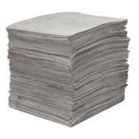 Premium Meltblown Sorbent Pads, Universal, 15" x 18", 25 gal. Absorbancy Canadian Safety Group Inc.