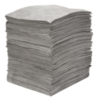 Feuilles absorbantes souffl&eacute;es de premi&egrave;re qualit&eacute;, Universel, 15" x 18", 30 gal. d'absorption Canadian Safety Group Inc.