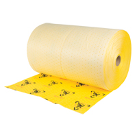 Rouleaux d'avertissement de premi&egrave;re qualit&eacute; - absorbants haute visibilit&eacute;, Lourd, 150' lo x 30" la, Absorption 57 gal. Canadian Safety Group Inc.