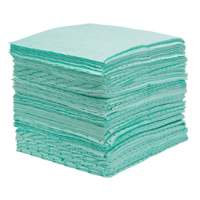 Feuilles absorbantes li&eacute;es de premi&egrave;re qualit&eacute;, Mati&egrave;res dangereuses, 15" x 18", 30 gal. d'absorption Canadian Safety Group Inc.