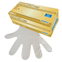 Disposable Glove, Small, Polyethylene, 1-mil, Powder-Free, Clear Canadian Safety Group Inc.