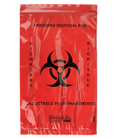 Sacs pour d&eacute;chets dangereux Dynamic, Biorisque, 9" lo x 6" la, 2,0 mils Canadian Safety Group Inc.
