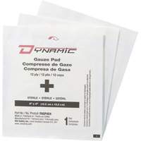 Gaze Dynamic, Tampon, 4" lo x 4" la, St&eacute;rile, Dispositif m&eacute;dical Classe 1 Canadian Safety Group Inc.