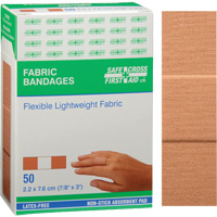 Bandages, Rectangulaire/carr&eacute;e, 3", Tissu, Non st&eacute;rile Canadian Safety Group Inc.